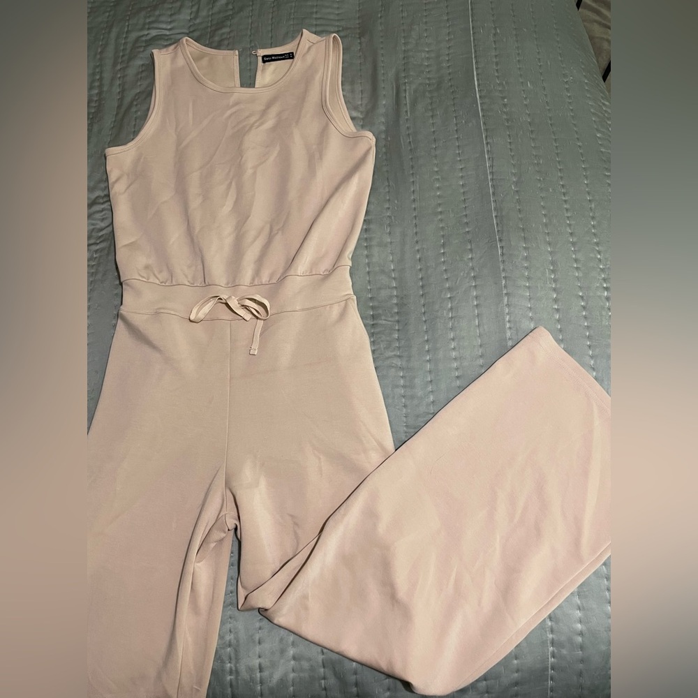 Elegant Cream Jumpsuit Air Essentials